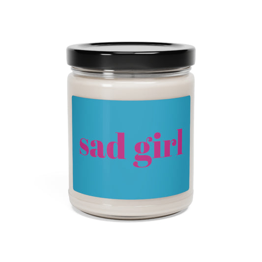 sad girl Scented Candle